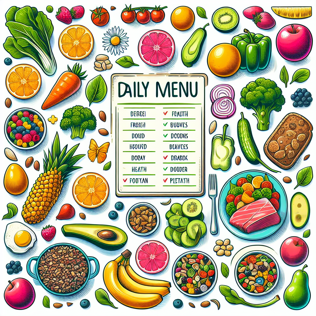 Menyusun Menu Sehari-hari dengan Makanan Sehat dan Bergizi